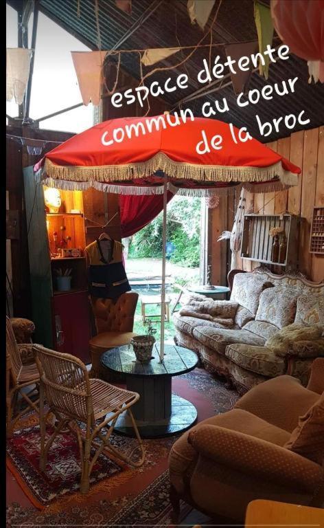 La Cabane De Mimi La Sardine Saint-Gervais en-Belin Exteriör bild